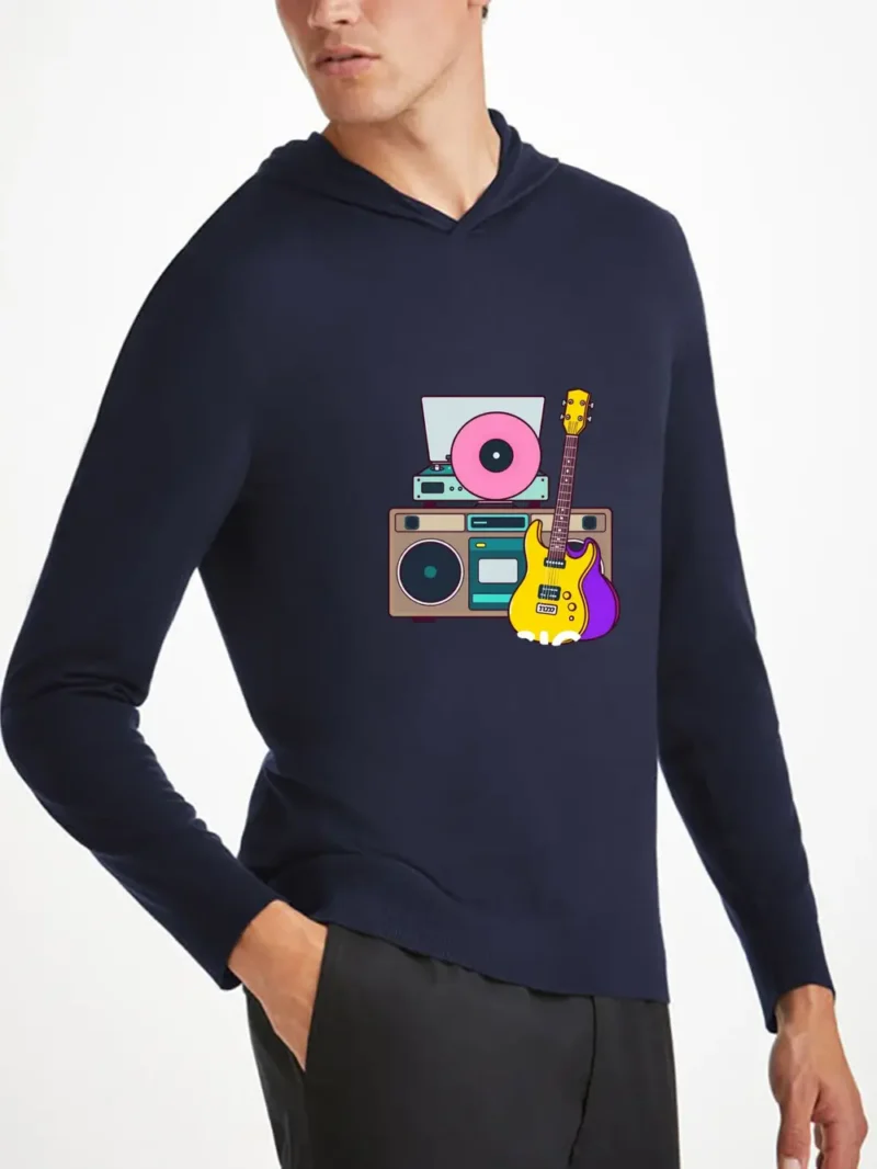Where Words Fail Music Speaks Hoodie - Image 2